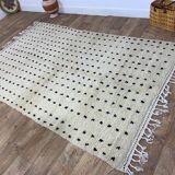 Tapis berbère a pois fait main 250 X 150 CM