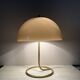 Vintage Mushroom table lamp with gold metal base , 1970s