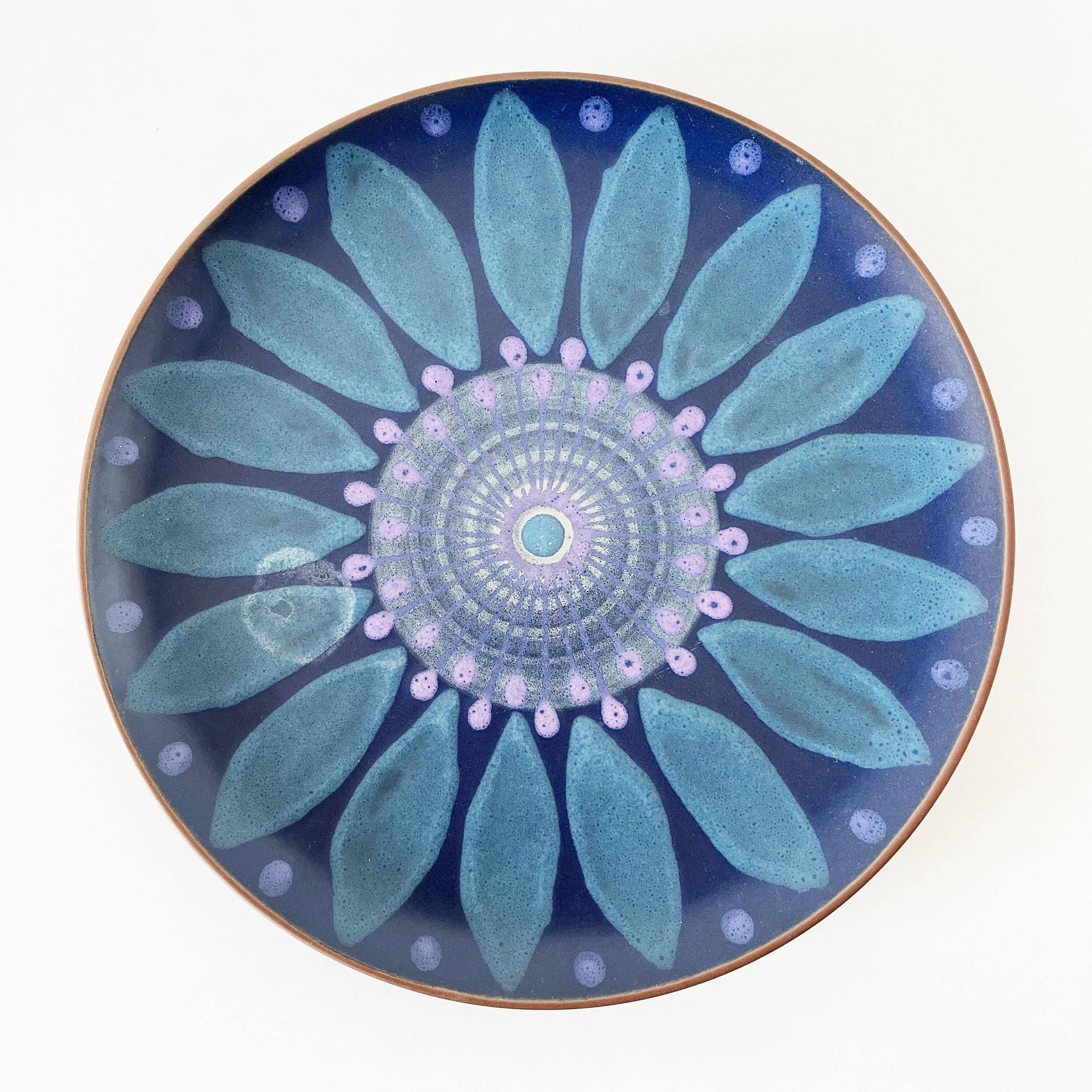 German ceramic dishes KMK viola 1960s