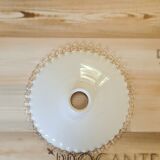 Suspension opaline lampshade