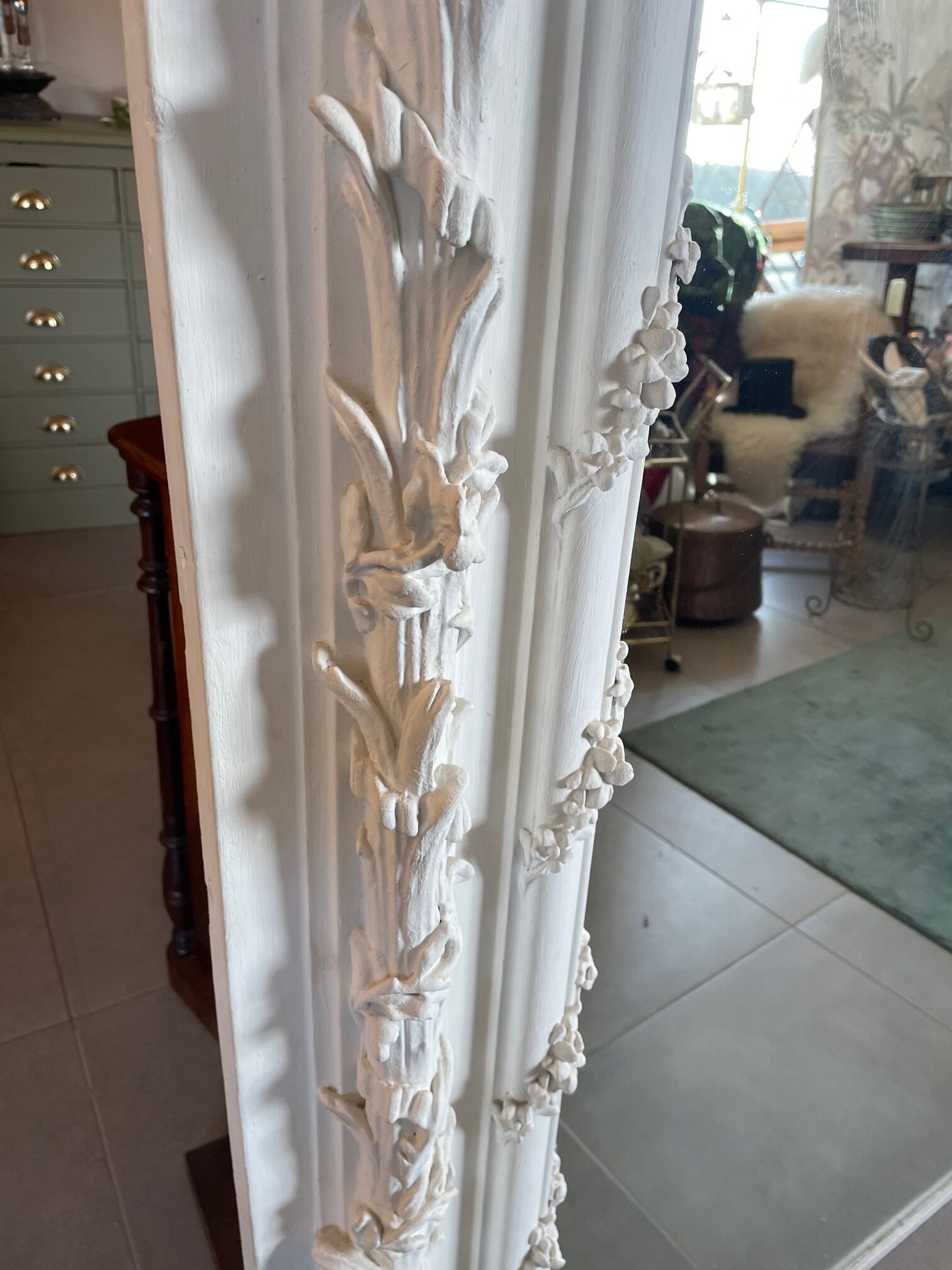 Painted mirror 138x185cm