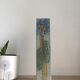 Stoneware soliflore vase signed Jean Claude Monange, "Marguerite" motif