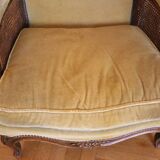 Cane shepherdess armchair, around 1930