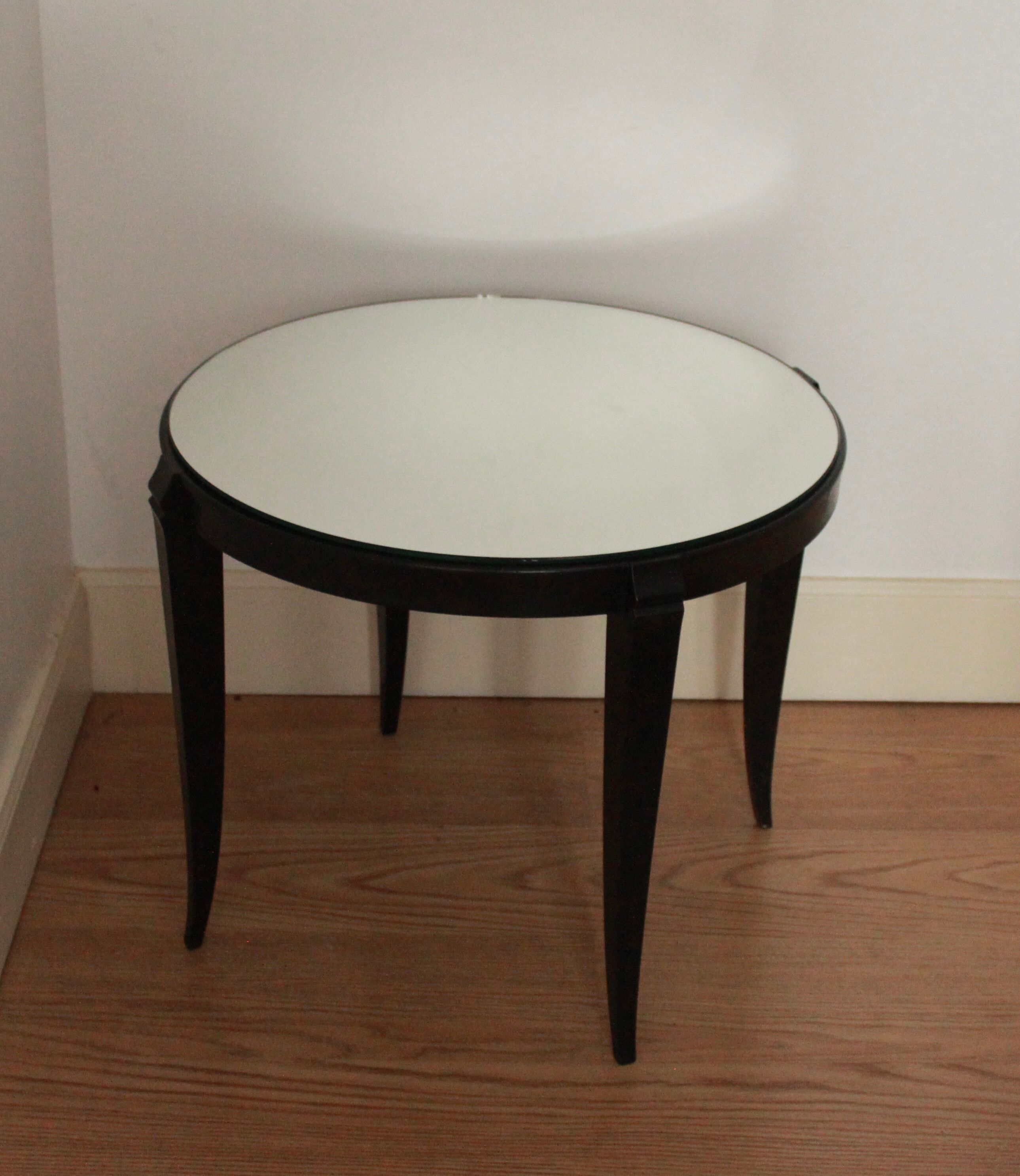 Table ronde art déco