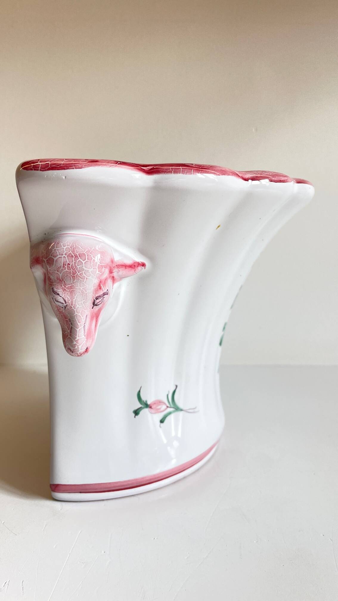 Wall-mounted flower stand, Segries Workshops, Moustiers, France