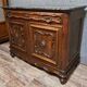 Buffet or sideboard with Venetian doors in Louis XV style made of walnut.