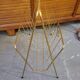 Gold-tone metal magazine rack