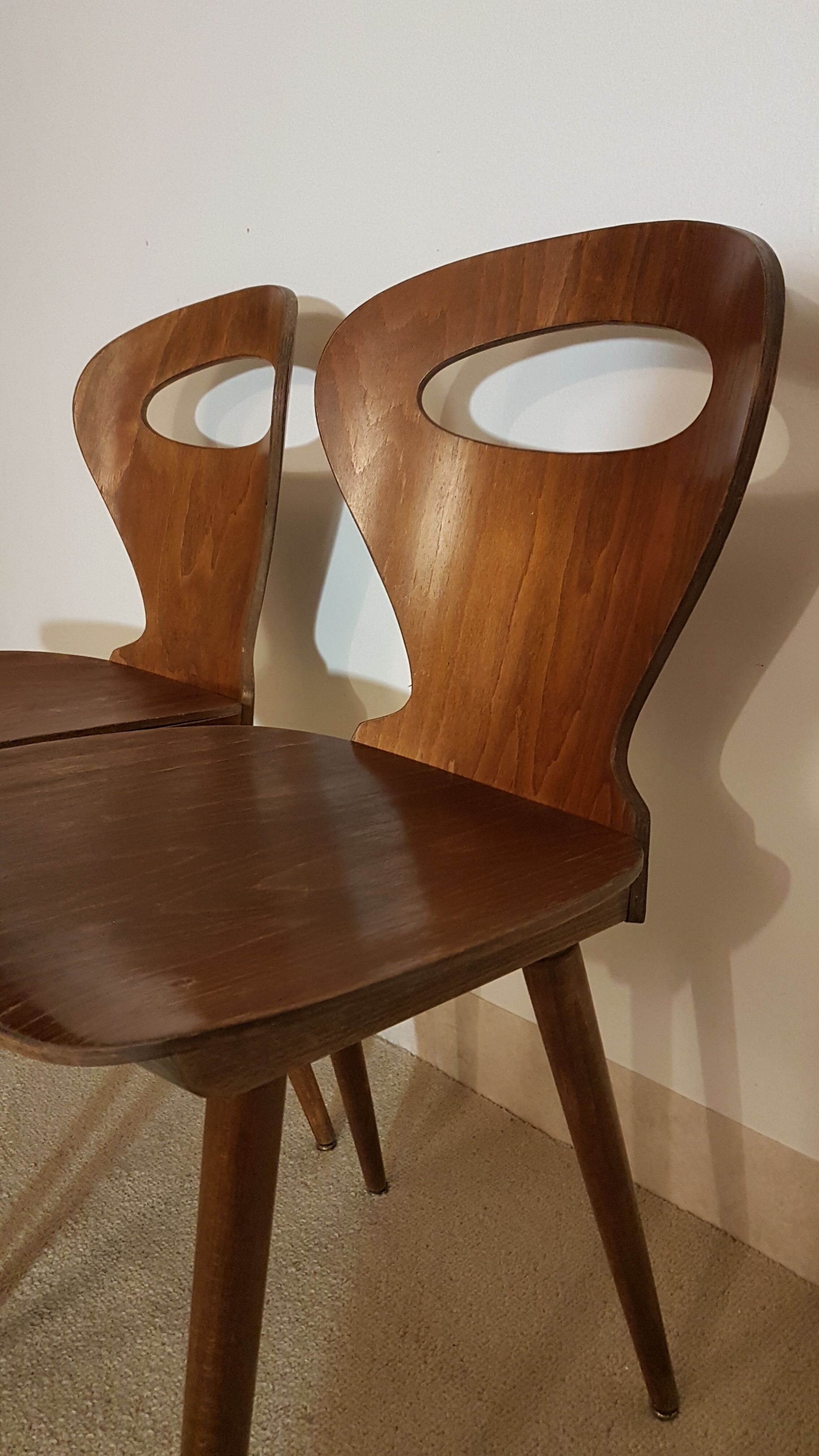 Pair of Chairs Baumann model "ant"