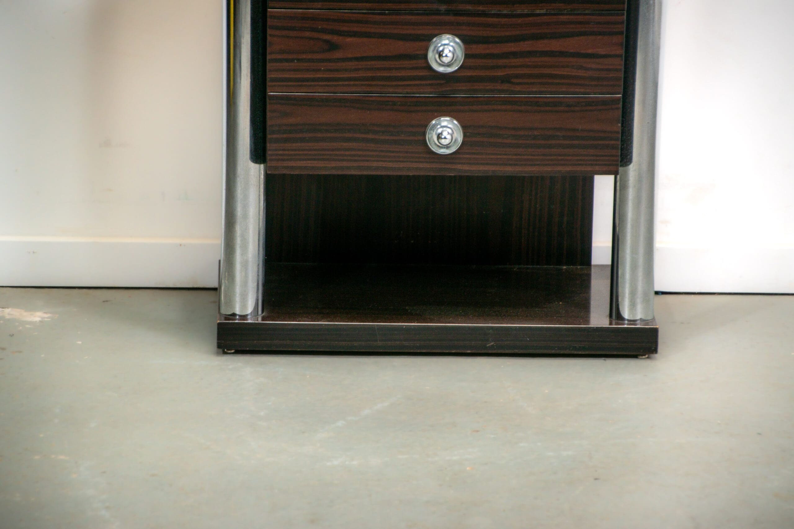 Italian hall cabinet and mirror. Circa 1960
