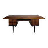 Bureau moderniste en bois exotique