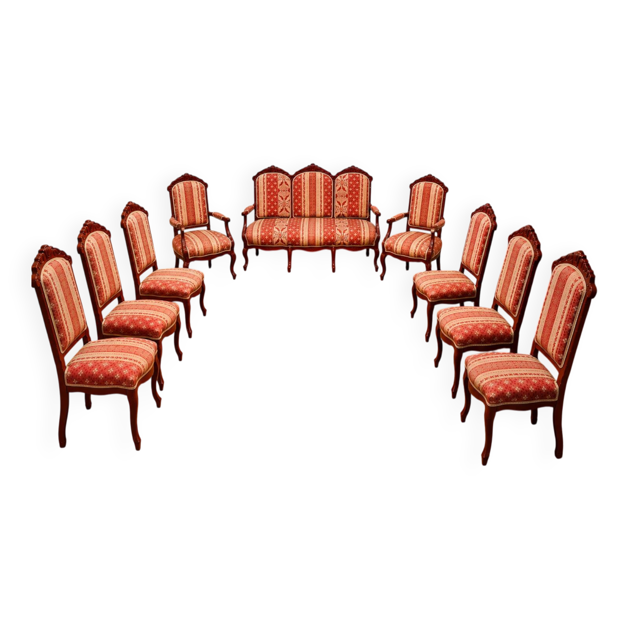 Isabelin salon, fully restored, Louis XV style.
