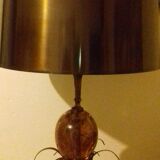 Lamp eggs whiskey in bronze