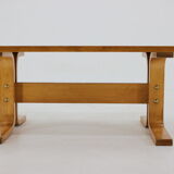 1970s Beech Bench/Planter Stand Czechoslovakia