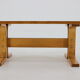 1970s Beech Bench/Planter Stand Czechoslovakia