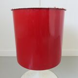 Enamelled tole paper basket, tulip foot 60 70