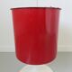 Enamelled tole paper basket, tulip foot 60 70