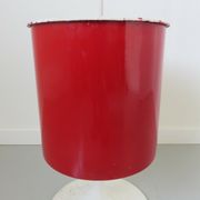 Enamelled tole paper basket, tulip foot 60 70