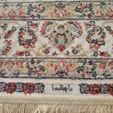 Tapis en soie fait main signé