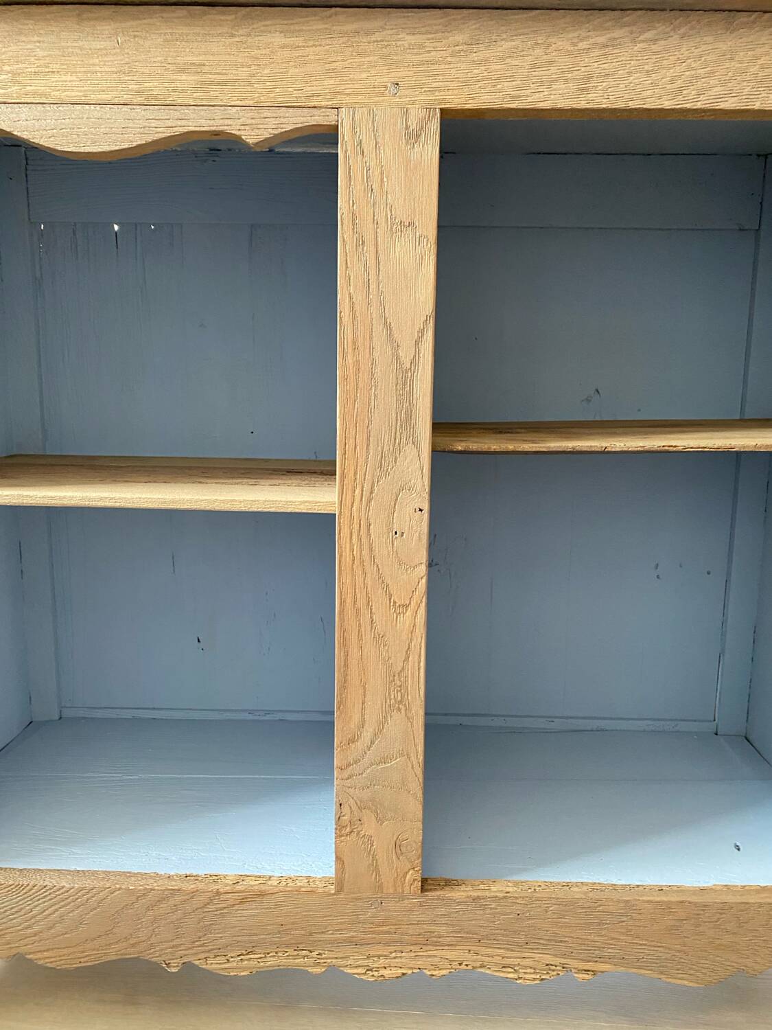 Renovated chic country antique solid wood sideboard