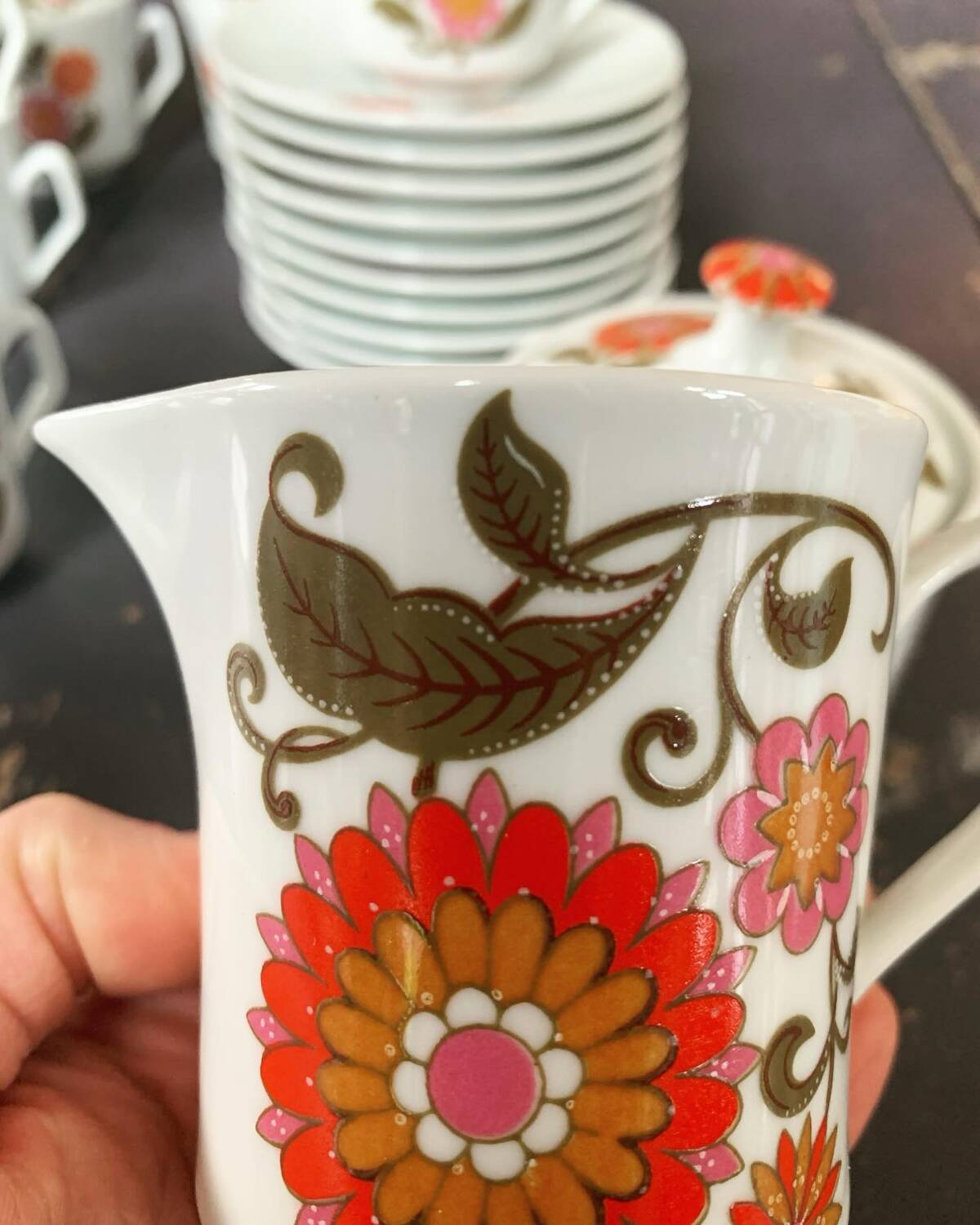 Porcelain coffee service