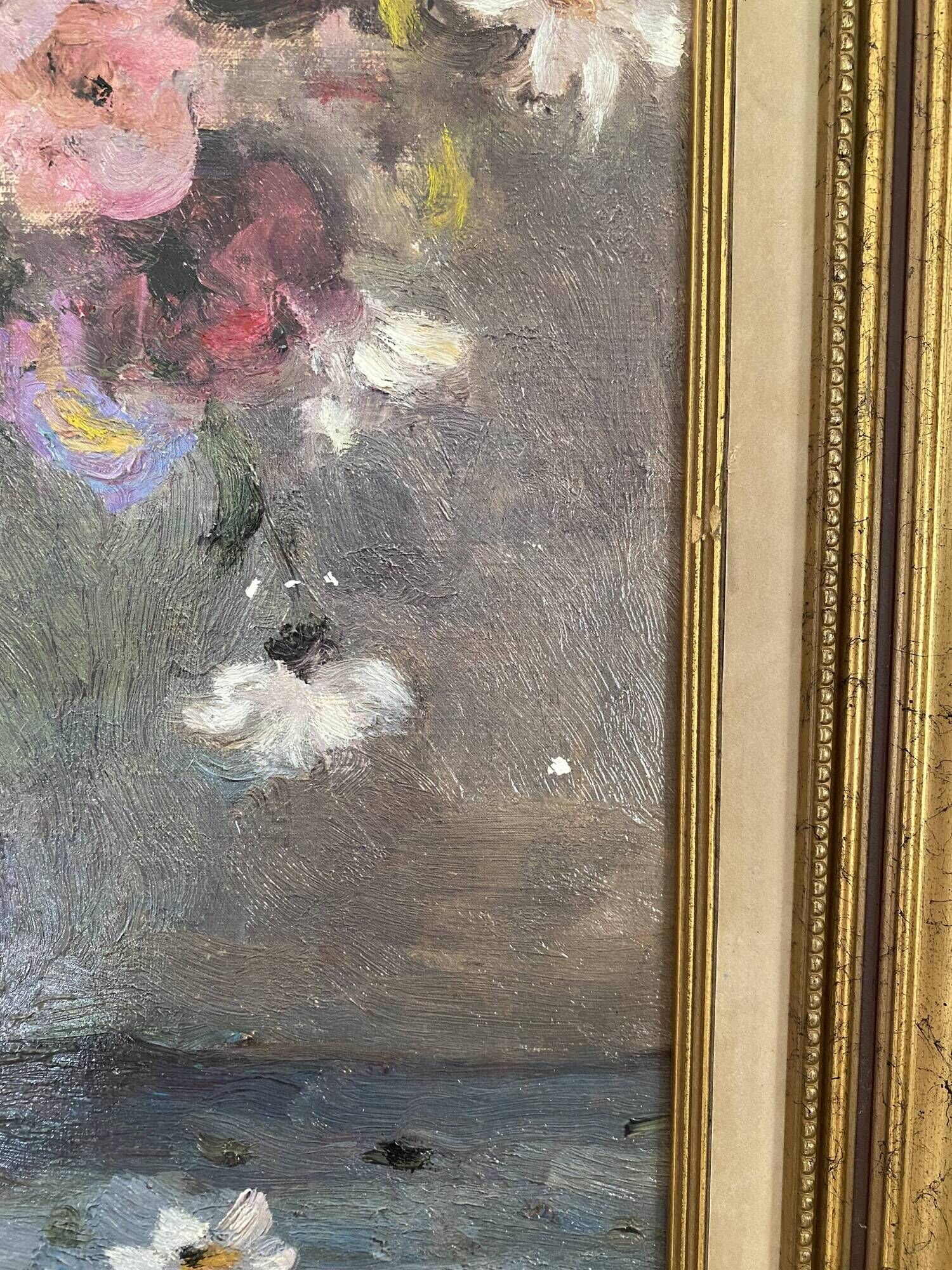 Nature Morte aux Fleurs – Huile sur Toile – Années 50/60