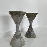 planters design Anton Bee assisted by Guhl edition Eternit 1958 set of 2