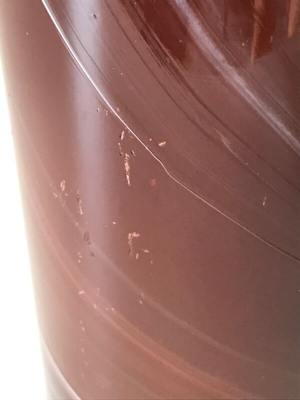Vase pâté de verre maure veil design annees 70