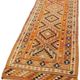 Turkish Handwoven Vintage Herki Kilim 97 cm x 307 cm
