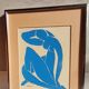 Matisse women's blue lithograph 1970