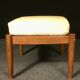 Pair of armchairs and foot rest 20th century