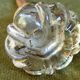 Vintage (1930-40th) french glass brass and metal doorhandle
