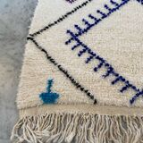 Tapis berbère à motifs colorés