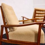 Paire de fauteuils vintage – Attribués à Károly Nagy, Hongrie, années 1940