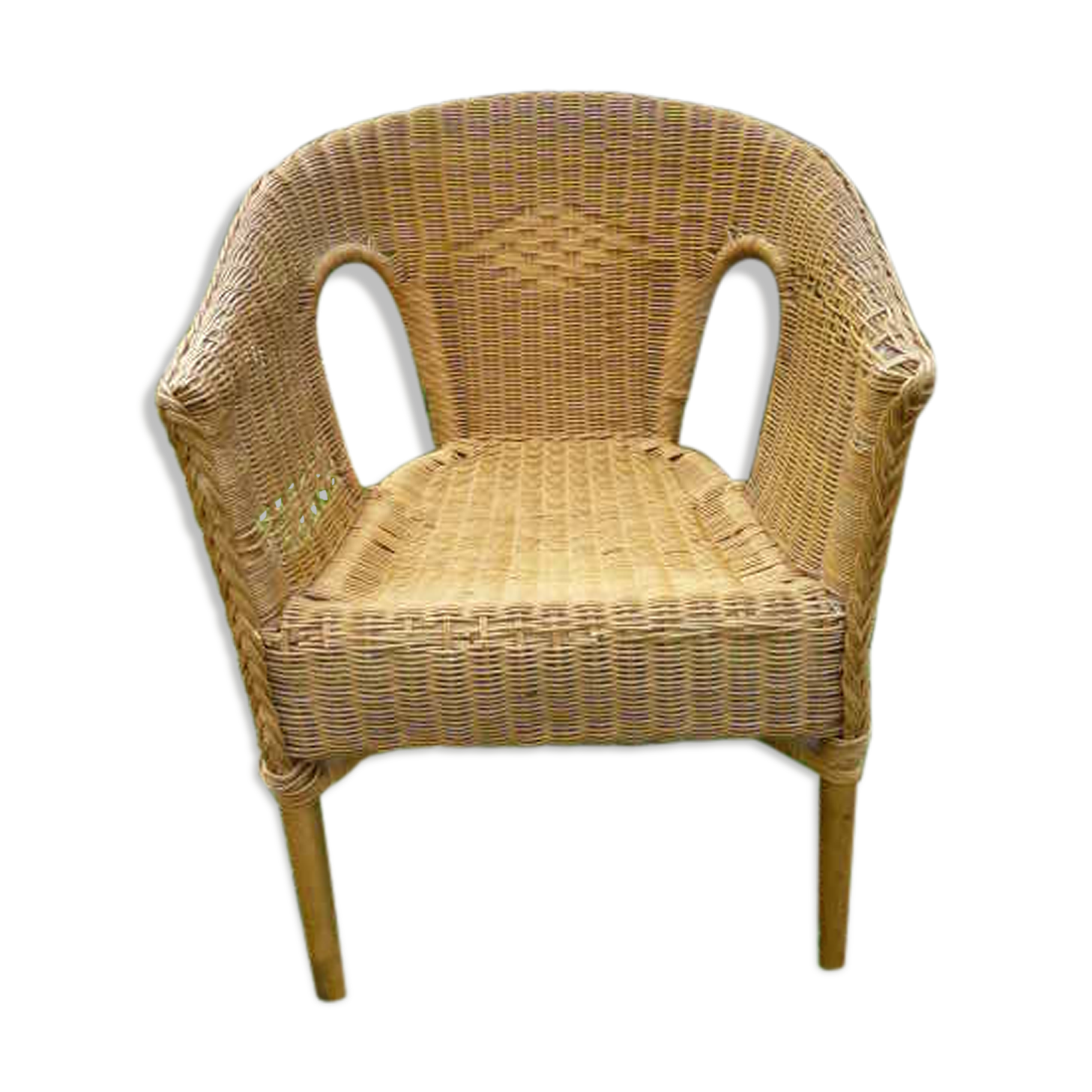 60s wicker chair