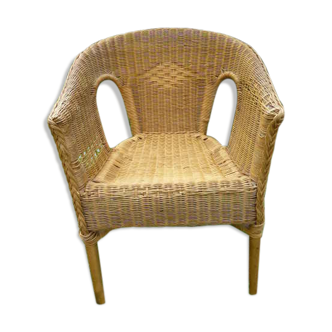 60s wicker chair