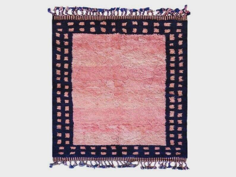 Handwoven traditional Berber rug 1.5/2.5 m