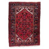 Handmade vintage Persian Hamadan rug 103cm x 142cm 1970s - 1C1170
