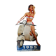 Plaque publicitaire Vespa 1955 avec une pin'up