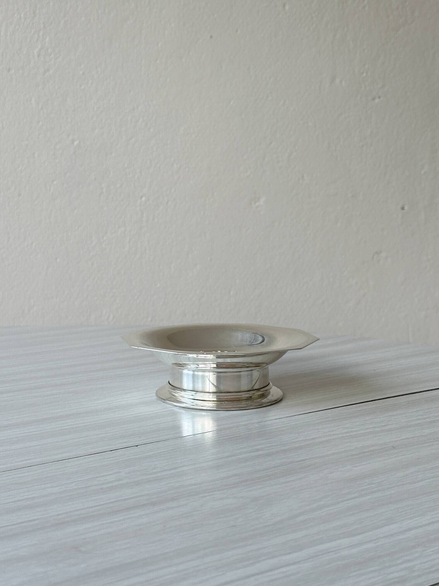 1950s metal butter dish.