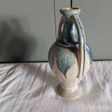 Old amphora vase in flamed glazed stoneware