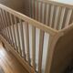 Solid wood jacadi cot