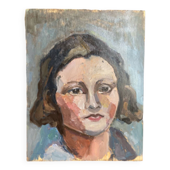 Painting – Portrait of a woman 32X25