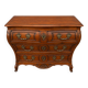 Bordeaux Louis XV Tomb Commode Solid Mahogany and Bronze 18th Century