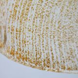 1970s Glass Pendant Light , Italy