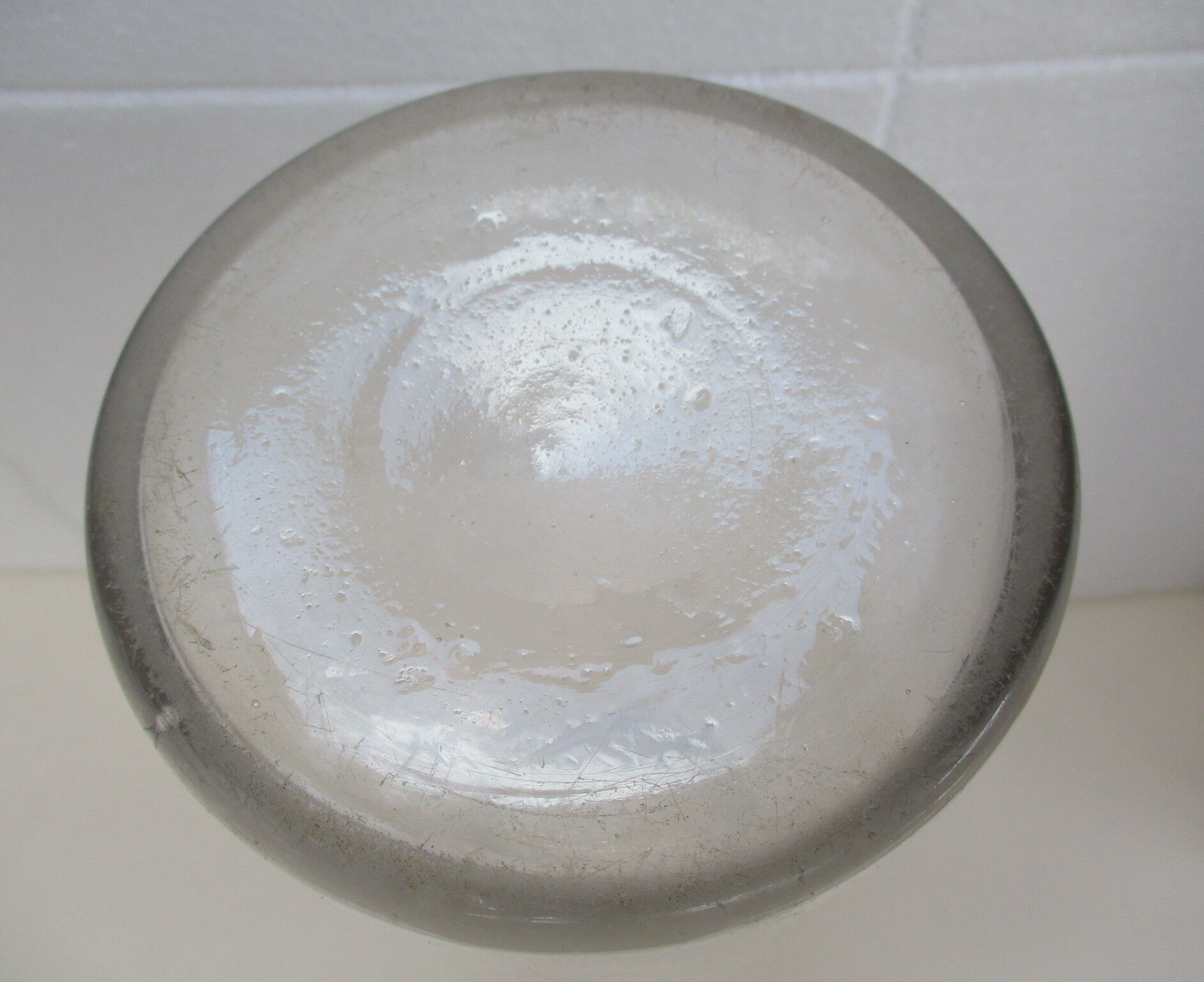 Bocal ancien en verre