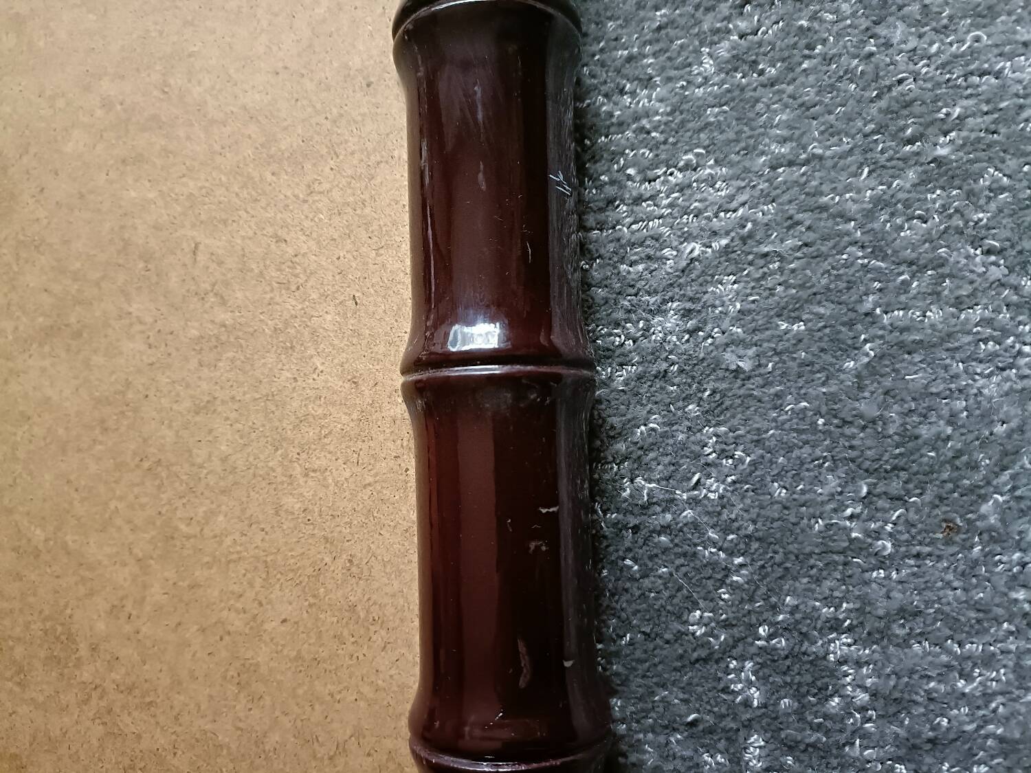 Vintage bamboo style mirror