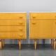 1960s Frantisek Mezulanik Pair of Chest of Drawers, Czechoslovakia