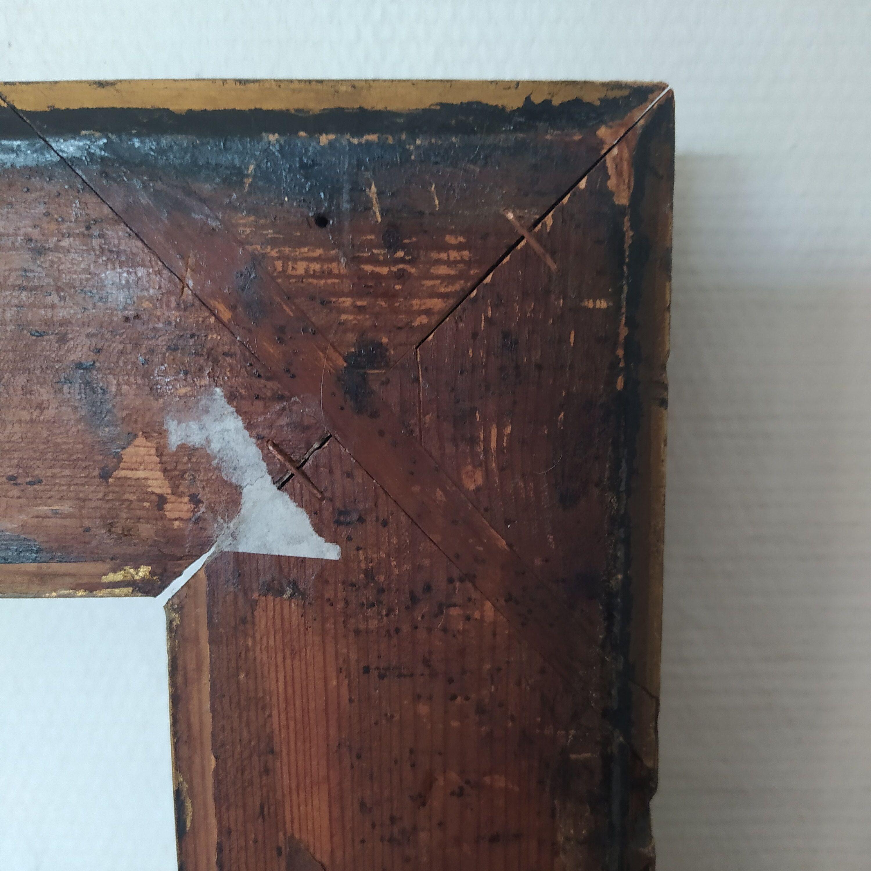 Louis XVI frame in gilded wood 18th