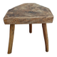 Vintage tripod stool or mini side table in solid ash