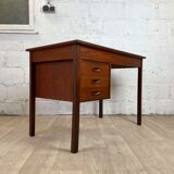 Scandinavian teak desk, 60s